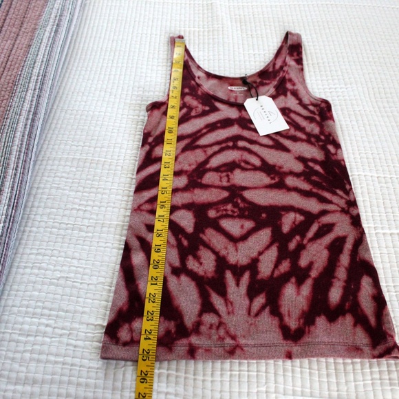 Handmade tie dye ribbed knit tank top by Hue Revival - Picture 8 of 11